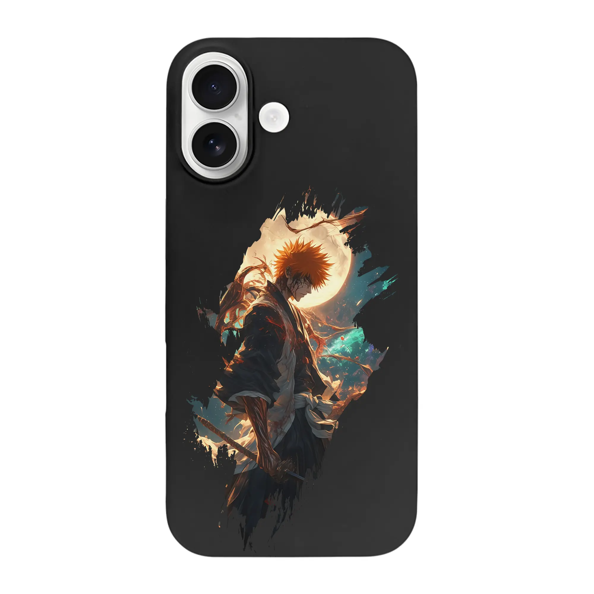 ブリーチ グッズ 黒崎 一護 - iPhone 17 シリーズ シリコンケース 薄型 耐衝撃 指紋防止 ソフトタッチカバー 精密フィット 傷防止 保護ケース iPhone 17/17 Air/17 Pro/17 Pro Max 対応